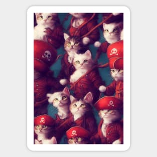 Cat Pirates. Perfect gift for Cat Lovers and Pirate fans #22 Sticker